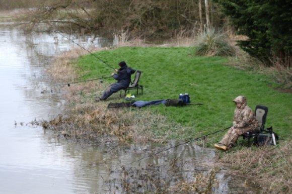 Fishing at Kinewell Lake